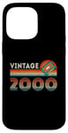 iPhone 14 Pro Max Vintage 2000 Birthday Retro Cassette Tape 24 Years Old Gifts Case