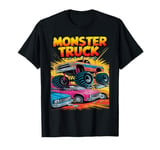 Monster Truck Crushing Cars Tee for Monster Truck Lovers T-Shirt