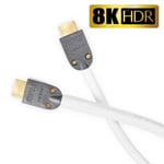 Supra HDMI-HDMI UHD8K WHITE - (1-5m) - 3 Meter