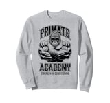 Gorilla Gym Funny Primate Academy Strength & Conditioning Sweatshirt