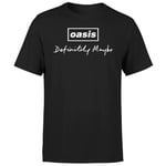 Oasis Definitely Maybe Signature Unisex T-Shirt - Black - S