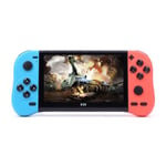 Console rétrogaming X50 Console de jeu rétro portable 5.1pouces 8G Rouge Bleu