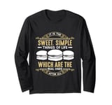 It Is The Sweet Simple Things Of Life Pastry Chef Macaron Long Sleeve T-Shirt