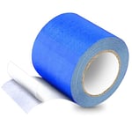 PE Ruban de Bâche, Ruban de Réparation pour Bâches en Tissu, Patchs de Bâche, 5M*8CM, pour Bâche de Camion, Auvent, Tente, bleu