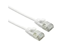 Roline Roline U/Ftp Datacenter-Kabel Cat.7, Lsoh, Med Rj45-Kontakter (500 Mhz / Klass Ea), Extra Dun, Vit, 1 M