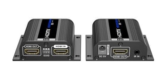 LENKENG HDMI &amp; IR Extender Kit over Cat6 with EDID switch. Local HDMI connection Port on Transmitter Transmitter, 1080p up to 50m. Supports PoC. (Only TX Need Power Adapter). (p/n: LKV372EDID-V4.0)