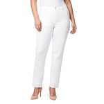 Gloria Vanderbilt Women's Amanda Classic Taper Jean, Vintage White, 16 Short