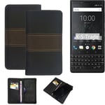 Cell Phone Case for Blackberry KEY2 (Dual-SIM) Wallet Cover Bookstyle sleeve pou