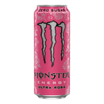 Monster Energy Ultra Rosá Zero Sugar Energidryck 50 cl