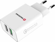 Swissten Charger Power Supply/Network Adapter Swissten 23W, 2-Port, Usb-A