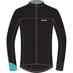 Madison Roadrace Light Maillot à Manches Longues pour Homme L Black/Blue Curaco