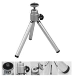 Silver Mini Tripod Mount Stand Extendable Legs for GoPro Hero DJI Pocket 2 Osmo