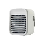 Mini Air Conditioner 3 in 1 Mini Evaporative Air Cooler Purifier Humidifier, 3 Fan Speeds, Built-in Battery USB Table Fan, Mobile Air Cooling Fan for Home Office Outdoor