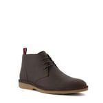 Dune London MENS CREED Casual Desert Boots - Brown Leather (archived) - Size UK 7