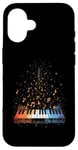 iPhone 16 Cosmic Piano Keyboard Case