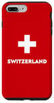 iPhone 7 Plus/8 Plus Switzerland Flag Suisse Swiss Schweiz White Red Case