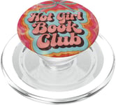 Hot Girl Book Club Rétro PopSockets PopGrip pour MagSafe