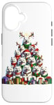 Coque pour iPhone 16 Christmas Tree Samoyed Dog Sammies