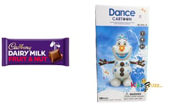 Dance Cartoon Toy For kids  & Cadbury Dairy Milk Fruit & Nut Chocolate Bar