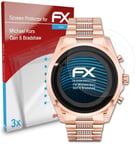 atFoliX 3x Protecteur d'écran pour Michael Kors Gen 6 Bradshaw clair