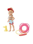 Barbie Chelsea Can Be... Lifeguard Doll And 6 Career-themed Accessories Including Life Buoy