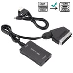 720P/1080P Video Audio Adapter Converter SCART to HDMI Switch For Xbox VHS STB