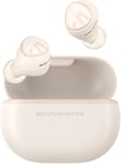 Mini Hs ¿¿couteurs Sans Fil Hi Res Avec Ldac, ¿¿couteurs Bluetooth 5.3 Intra Auriculaires Avec Micro Son St¿¿r¿¿o Connexion Multipoint, 36 Heures D'Autonomie, Eq Personnalis¿¿ Beige