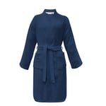 Herding Tom Tailor Peignoir Kimono, Taille S, 100% Coton, Bleu Classic Bathrobe (Dark Navy)