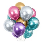 Ballons Multicolores 50 Pièces, Hélium Ballons Durables Premium, 12 Pouces Ballons En 5 Couleurs Merveilleuses Anniversaire Pour Mariage, Anniversaire, Fête De Bébé, Graduation, Décoration