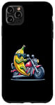 Coque pour iPhone 11 Pro Max Banane Moto Cool Conduire Amusant Lunettes