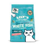 Lily's Kitchen Adult Cat vaalea kala & lohi  - 2 kg