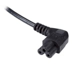 New! Right Angle C5 Power Cloverleaf Cable for LG TV 55LA7400 UK Lead -2m