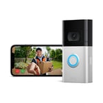 Ring Video Doorbell 3 by Amazon | Wireless Video Doorbell Security Camera with HD video, improved motion detection, battery-powered and easy installation | 30-day free trial of Ring Protect Plan