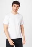 Nike Dri Fit Mens Miler Short Sleeve T Shirt in White - Size Medium