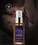 Miesten viivästyssuihke, Natural Climax Control Spray, miesten pidennetty seksuaalinen viivästysspray hänelle Tehokas nautinnon parantaja, kovuus ja kestävyys F4