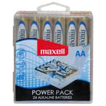 Maxell Power Pack Alkaline paristot, LR6 (AA), 1,5V, 24-pakkaus