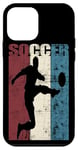 Coque pour iPhone 12 mini Ballon de football vintage effet vieilli