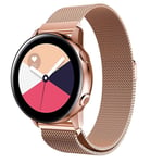 Armband Milanese Samsung Galaxy Watch Active Roséguld