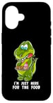 iPhone 16 I'm Just Here For The Food Cake Eat T-Rex Dinosaur Dino Case