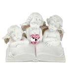 Puckator Peace of Heaven Children of the Heart Cherub Figurine - Romantic Modern Love Wedding Gift Gifts For Girlfriend Fairy Grave Ornaments Figurine - Valentines Day Gifts For Her Him - Home Decor