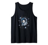 Cute Penguin Astronaut in Space Adventure Apparel Tank Top