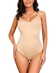 Nieery Body Femme Gaine Amincissant Shapewear Lingerie sculptante femme sous-vêtements sculptants en style string Façonner les Femme Corps modelant la silhouette avec effet abdominal sans couture