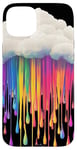 iPhone 15 Plus Colorful Rain Cloud Artwork For Joyful Nature Lovers Case