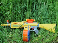 NERF BULLET Soft Dart Gun With REAL Laser Warzone Army Toy Kids Outdoor Gift UK