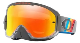 Masque oakley o frame 2 0 pro mx troy lee design grey stripes   fire iridium   oo7115 49