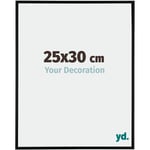 Your Decoration - 25x30 cm - Cadres Photos en Aluminium Avec Verre acrylique - Anti-Reflet - Excellente Qualité - Noir Mat - Cadre Decoration Murale