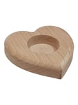 Playwood Beechwood Tea Light Holder Heart