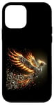 Coque pour iPhone 12 mini Horloge Phoenix Steampunk Art numérique