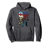 Transformers 8th Birthday Optimus Prime And Bumblebee Poster Pullover Hoodie