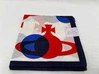 VIVIENNE WESTWOOD Orb Pocket Square Bandana Handkerchief in bag